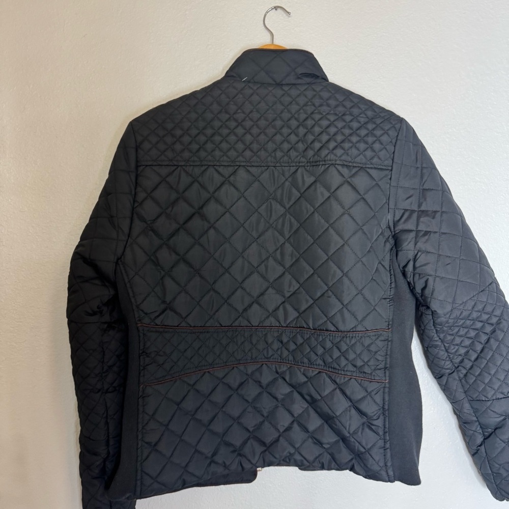 Royalty For Me Black Quilted Puffer Jacket Woman’s PL - Picture 4 of 16